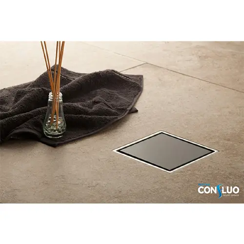 Peštan slivnik 10x10 DRY 1 Crno staklo