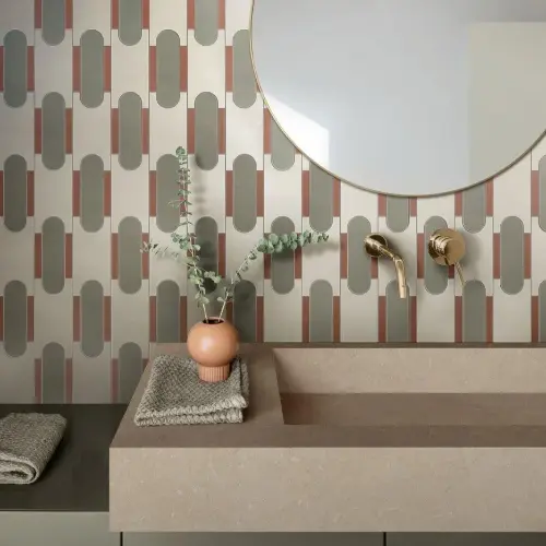 Marazzi MOMENTI 30,6X32,8 MOSAIC PUZZLE Avorio MAL9