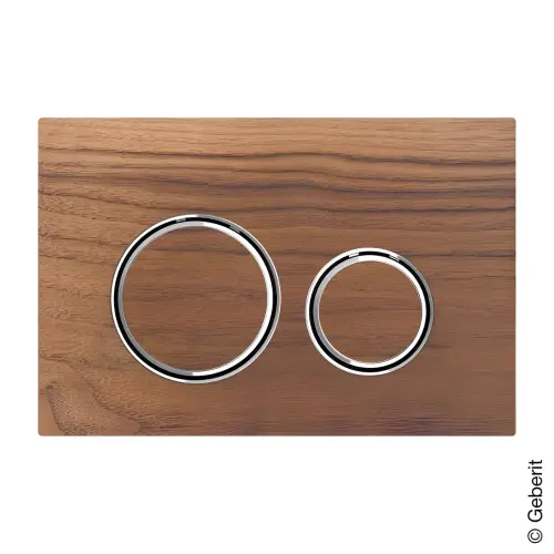 Geberit tipka Sigma 21 hrom/boja metala/orahovina 115.884.JX.1