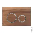 Geberit tipka Sigma 21 hrom/boja metala/orahovina 115.884.JX.1