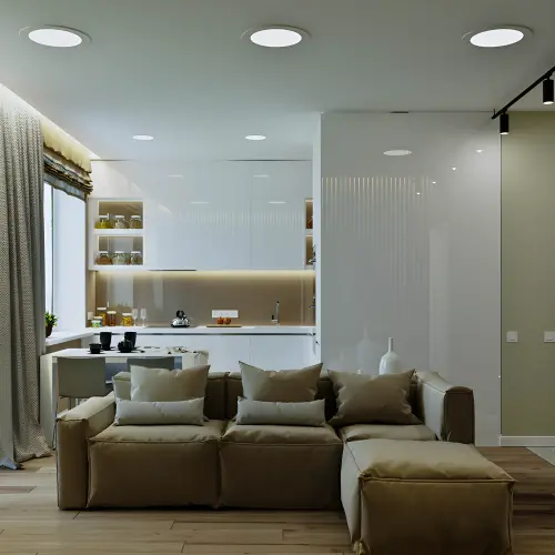 Braytron LED Panel Ugradni Okrugli 4" 6W Beli 3000K BP01-40600