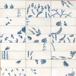 Marazzi Rice Bianco Decoro Leaf Lux 5x15cm M96T