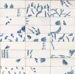 Marazzi Rice Bianco Decoro Leaf Lux 5x15cm M96T
