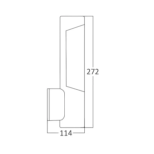 Braytron LED Zidna Svetiljka 7W 3000K sa Senzorom IP54 BG43-01002
