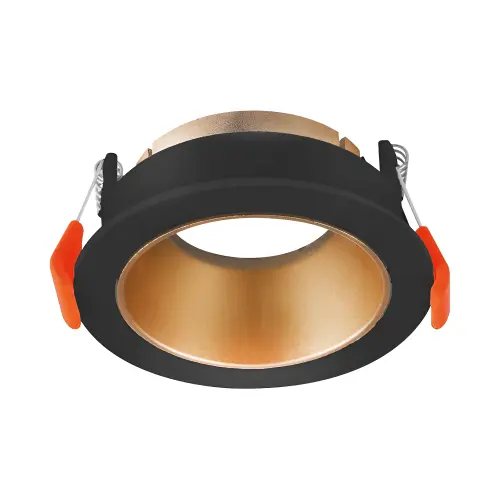 Braytron GU10 Ugradna Rozetna Okrugla Crna/Zlatna BH03-05116