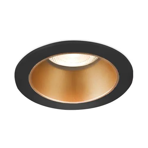 Braytron GU10 Ugradna Rozetna Okrugla Crna/Zlatna BH03-05116