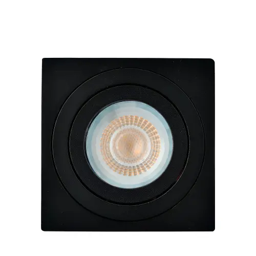 Braytron GU10 Nadgradni Spot Kvadratni Crni BH04-30311