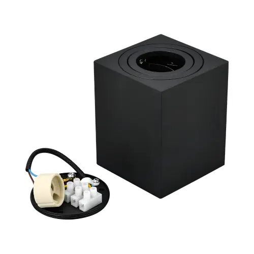 Braytron GU10 Nadgradni Spot Kvadratni Crni BH04-30311