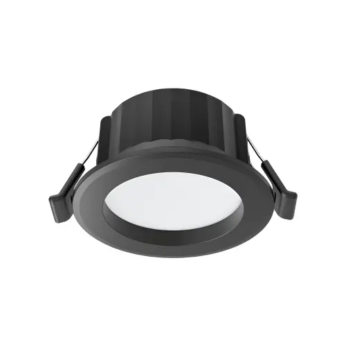 Braytron LED Downlight D90 9W Crni CCT IP54 BD01-10181