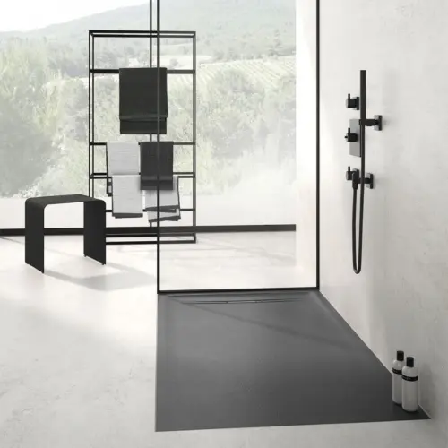 Geberit Sestra tuš kada 100x80cm grafitna 550.272.00.2