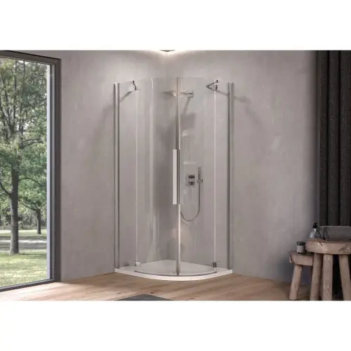 Kolpa Polaris Tuš kabina R90 SBR/1 Silver brill 515370