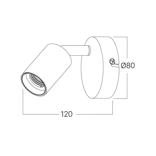 Braytron Plafonjera E27 Crni BV04-00030