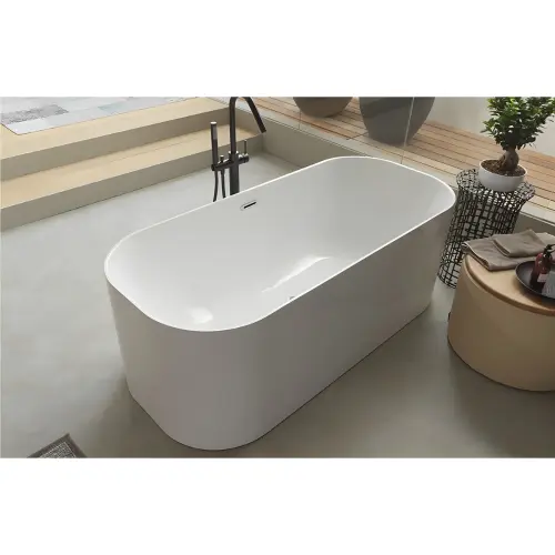 Kolpa Samostojeća kada Pandora-FS 163x68/O (White) + sifon 593420