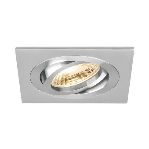 Braytron GU10 Ugradna Rozetna Kvadratna Jednostruka Aluminijum BH03-00113