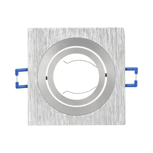 Braytron GU10 Ugradna Rozetna Kvadratna Jednostruka Aluminijum BH03-00113