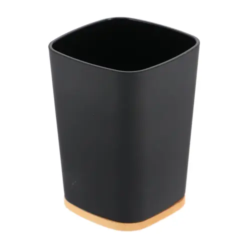 Tendance Čaša za ČETKICE 75X75X105CM ABS BAMBUS Crna 61110103