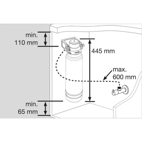 Blanco Filter set SOFT - L 527453 - tehnički crtež