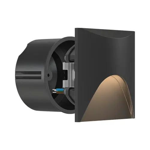 Braytron LED Zidna Svetiljka Veksus 3W Crna 3000K IP65 BG39-00401