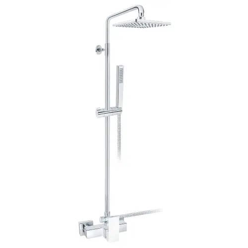 Rosan Quadro White baterija za tuš kadu sa usponskim tušem JQ37251W