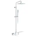 Rosan Quadro White baterija za tuš kadu sa usponskim tušem JQ37251W