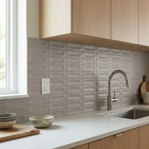 Marazzi Confetto Grigio STR. 3D Savoiardo 5x15cm MEV2