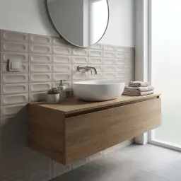Marazzi Confetto Grigio STR. 3D Savoiardo 5x15cm MEV2