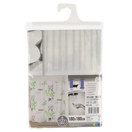 Tendance Zavesa za kadu 180X180CM Bela PEVA INTEMPORELLE 1103419