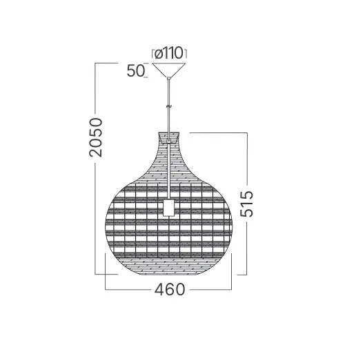 Braytron Visilica E27 Ratan BV02-00035