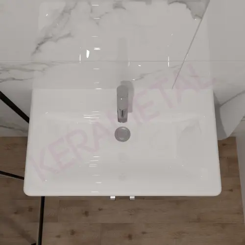 Kolpa ormarić sa umivaonikom Evelin OUE 80cm Gray/Antracite 573840