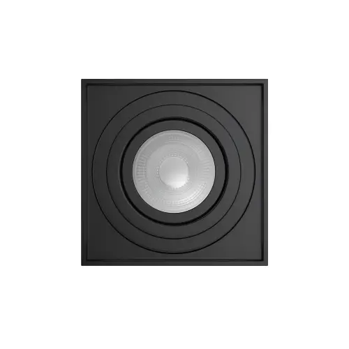 Braytron GU10 Nadgradni Spot Kvadratni Crni BH04-00311