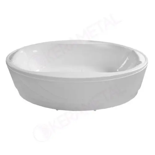 Zomar kada Magnolia LUX 200x100 ELIPSA sa metalnim nosačem i oblogom