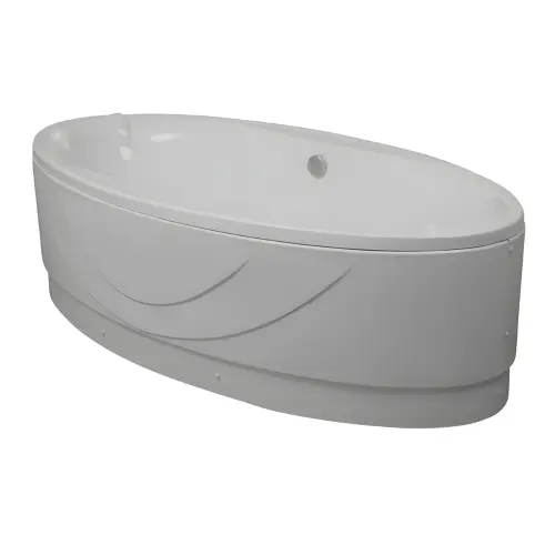 Zomar kada Magnolia LUX 200x100 ELIPSA sa metalnim nosačem i oblogom