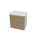 Kolpa Evelin OUE 65 II/2 GRAY/OAK ormarić SA umivaonikom