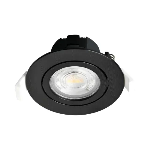 Braytron LED Spot Svetiljka Okrugla 7W Crna CCT BD02-00781