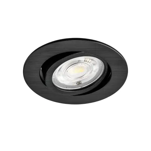 Braytron LED Spot Svetiljka Okrugla 7W Crna CCT BD02-00781