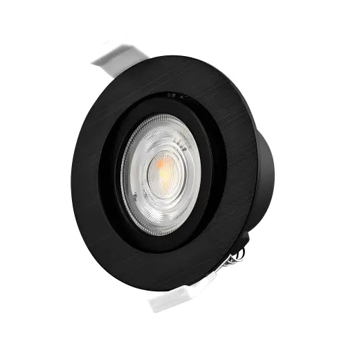 Braytron LED Spot Svetiljka Okrugla 7W Crna CCT BD02-00781