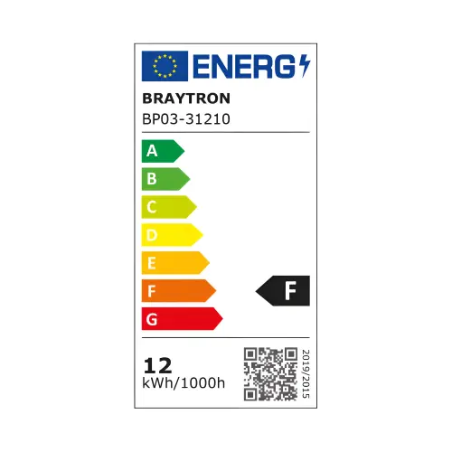 Braytron LED Panel Nadgradni Okrugli 12W Beli 4000K LP03-01210