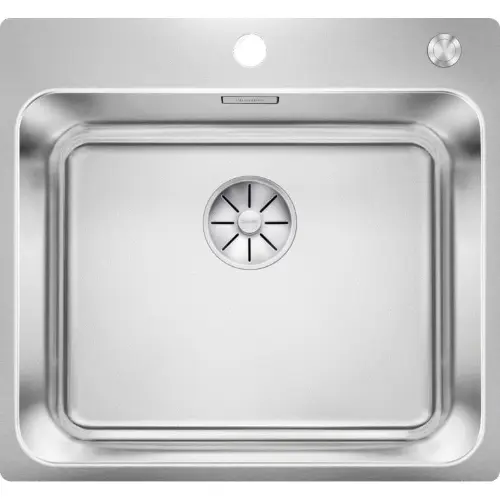 Blanco Solis 500-IF/A Inox (plemeniti čelik) dorada četkom sa podizačem čepa 526124