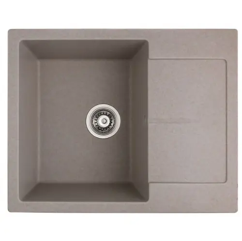 Inter Ceramic Sudopera usadna pravougaona 50x62x21,5 sifon 11 cm granit bez+s1