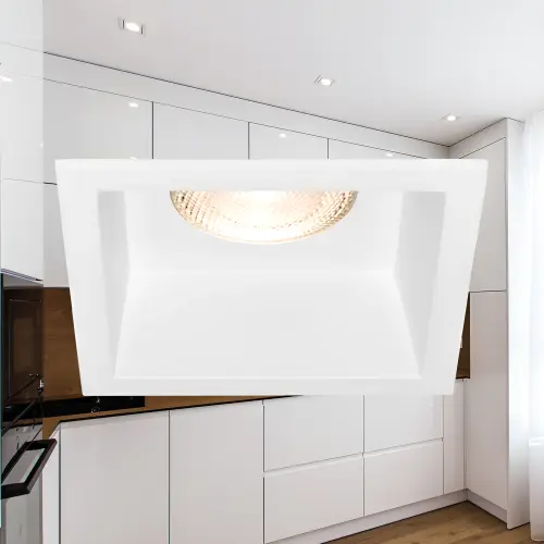Braytron GU10 Ugradna Rozetna Kvadratna Bela BH03-04100