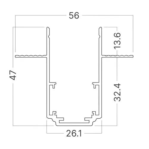 Braytron Magnetna Šina Ugradna 3M Crni 48VDC BY42-00231