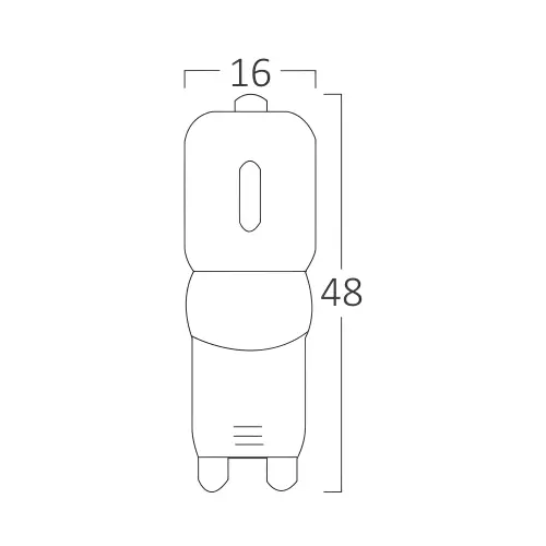 Braytron Dimabilna LED Kapsula G9 3W 3000K 220V BA29-00390