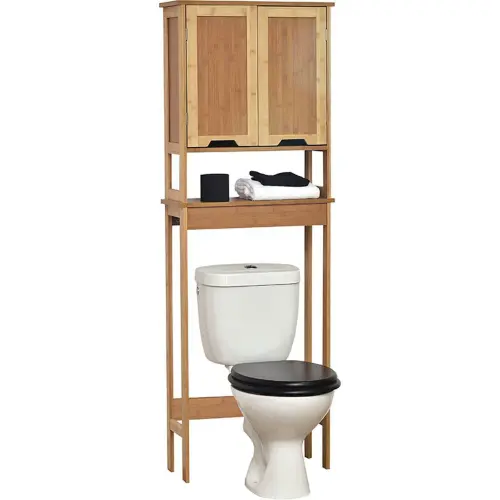 Tendance kupatilski ormarić sa 2 vrata i policom MAHE 63X23X179CM MDF BAMBUS