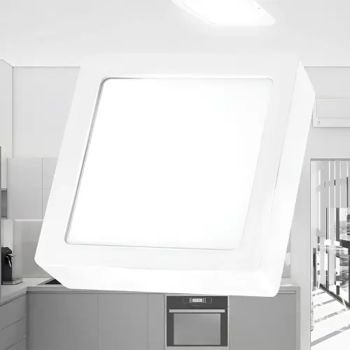 Braytron LED Panel Nadgradni Kvadratni 6W Beli 3000K LP04-00600