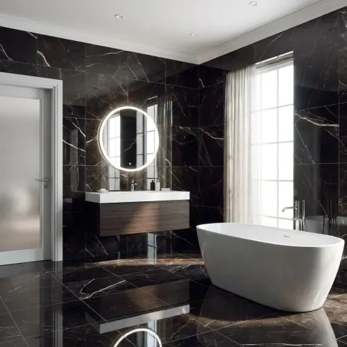 Marazzi Allmarble 60X60 Allmarble Calacatta Black Lux MEM2
