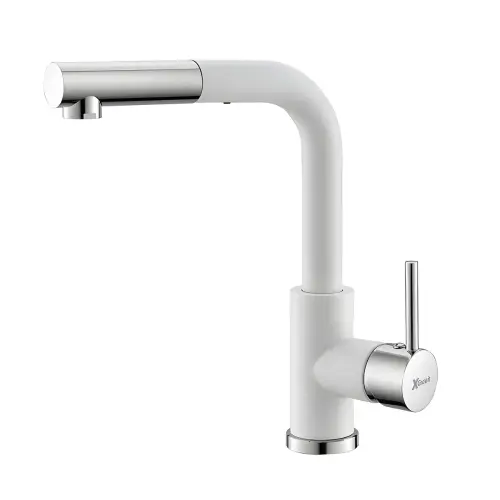 Metalac xGranit za sudoperu sa izvlačnim tušem Lux S - Bela T03815
