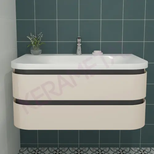 Kolpa ormarić sa umivaonikom Vittoria OUV 100cm Beige 546200