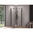 Kolpa Polaris Tuš kabina Q80 B/1 Fold Black 516120