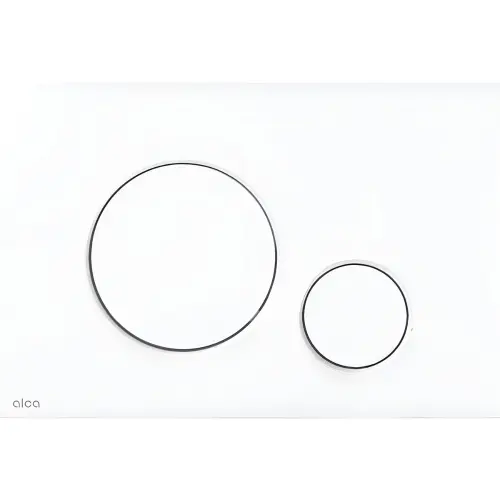 Alca SET 5u1 ugradni vodokotlić Bela tipka M670 WC šolja Rimless + WC daska SLIM