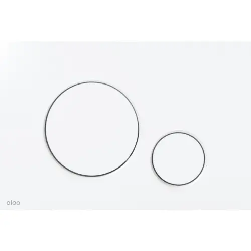 Alca SET 5u1 ugradni vodokotlić Bela tipka M670 WC šolja Rimless + WC daska SLIM